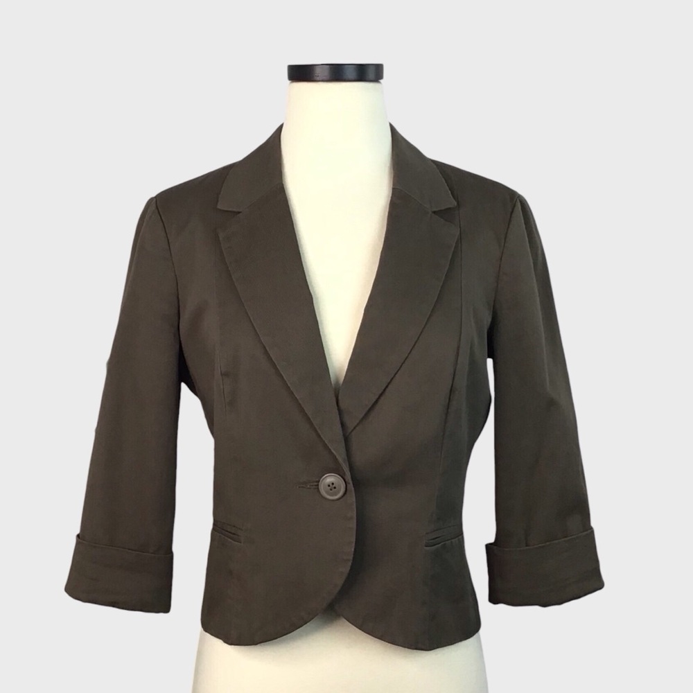 Tabitha for Anthropologie Cropped Blazer Jacket